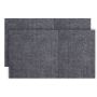 2 Pcs 60CM X 100CM Trimmable Self-adhesive Wall Cat Scratch Carpet Mat Pad