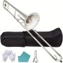 Bb Tenor Slide Trombone Nickle Plated AL-315N