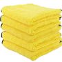 Microfiber Towel For Auto Cleaning 2-FACED 60X30CM Car Towel - Pack Of 5