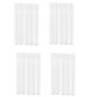 100PCS Clear Plastic Test Tube With Cap 12X100MM Long Transparent