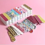 10PCS MINI Nail Files - Double-sided Durable & Portable For Manicure And Pedicure - Colorful Compact Design For Natural & Artifi