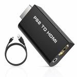 Rybozen PS2 To HDMI Converter Adapter M209 - Supports All Playstation 2 Display Modes 3.5MM Audio Output Plug And Play USB Cable