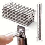 Round Magnet Nail Clippers - 10/20/30/50 Pcs/bag - Small Magnets For Nail Art Acrylic False Tips Nail Cutters Edge Clipper Manic