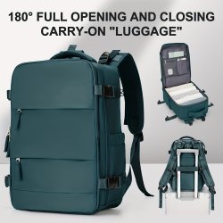 Large Travel Backpack Carry On Backpack Hiking Backpack Outdoor Sports Rucksack Casual Daypack School Bag Fit 35.56 Cm Laptop Wi