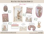 Cot Duvet Bedding Wild Daisy Rose Ballerina Bunny Set