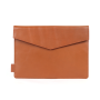 Mally Leather Bags Mally Venus Leather Laptop Sleeve Tan Slim 13 Inch Case Protective Cover
