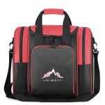 Himal Bowling Ball Bag For Single Sphere - Bowling Ball Tote Bowler's Bag With Padded Sphere Holder - Fits Bowler's Shoes Up To