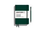 Leuchtturm Notebook Hardcover A5 Forest Green Square Grid
