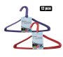 Clothes Hangers Wire Coated PACK-12