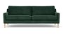 Slip Cover For Anna 3 Seater Sofa Velour Lux Dark Green Cover Only Anna Sofa Sold Separately - Velour Lux Dark Green