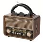 Vintage Portable Radio - Am/fm/sw Wireless With USB Rechargeable Battery
