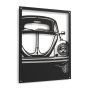 Volkswagen Beetle - Raised Metal Wall Art 80X60CM