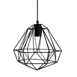 MINI Diamond Metal Pendant Light Black