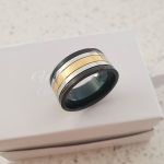 Easton - Men's Stainless Steel Band Ring - Size 9