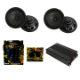 6.5 Complete Door Speaker Upgrade Kit With Amplifier & Tweeters