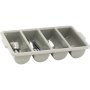 Cutlery Tray Grey - 4 Division -500 X 300MM Chef& 039 S Depot