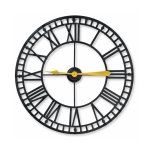 Ca Black And Gold Wall Clock YX2027DB