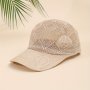 Breathable Mesh Baseball Cap - Adjustable Sun-protective & Stylish For Outdoor Activities