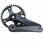 Ganopper Mountain Bike Crankset 36T 104MM Narrow Wide Chainring Crank Arm Set For Mtb Bmx Road Bicycle