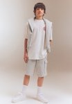 Cargo Sweatshorts - Light Grey Marl