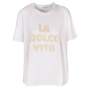 Flocked La Dolce Vita Top - White / Free