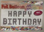 Happy Birthday 13PC Silver Foil