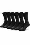 Mens 6 Pair Pack Extra Thick & Comfy Black Cotton Socks Value Pack