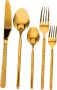 Elegant Vintage Stainless Steel Cutlery Set Fork Spoon Knife Kit