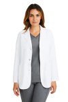 Healing Hands White Lab Coat - 5 Pocket Full Sleeve Women's Consult Lab Coat - Minimalist Collection - 3XL