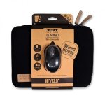 Port Designs Torino 10 12.5 Sleeve Black + Mouse