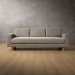 Clarkson 3-SEATER Fabric Couch Forest Ash