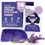 Heated Eye Mask For Dry Eyes - 16PCS Self Heating Steam Eye Mask - Warm Compress For Eyes - Warming & Ready To Use
