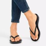 Iqushion Ergonomic Flip Flops - Black - 8