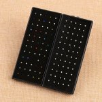 60PCS Nose Ring Set Stud Earrings Stainless Steel Nose Piercing Set Body Jewelry Set
