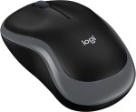 Logitech Wireless Mouse M185 Black & Swift Grey Nano USB Receiver 3 Buttons Optical Tracking With Wheel 10M Range 12-MONTH Bat