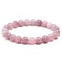 Love Bliss & Joy Rose Quartz Bracelet - Accept Unconditional Love - 8MM