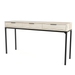 Marley Entrance Table 3 Drawers - Ashwood
