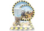 Construction Paperplate Set 40PC Set