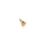 Three Claw MINI Citrine Pendant Charm In Yellow Gold