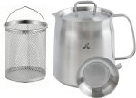 Oil Filter Pot Bacon Grease Container With Strainer Fryer Basket Non-stick Coated Stainless Steel Cookware Set