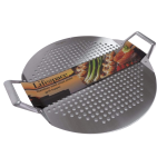 Lifespace Stainless Steel Pizza Plate Braai Topper