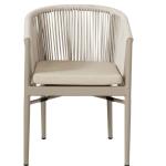 Marbella Dune Outdoor Dining Chair In Corfu Dune