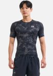 Under Armour Ua Hg Armour Printed Short Sleeve - Black white