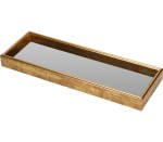 Antiq Tray With Mirror 30X10CM