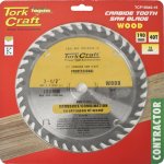 Contractor 190 X 40T 16MM Circular Saw Tct