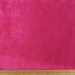 Faux Rabbit Fur Plain Cerise Fabric