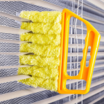 Easy-grip Microfiber Blind & Window Cleaner - Portable Washable Brush For Effortless Dusting In Bedrooms & More