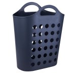 Lily Laundry Basket Grey 50L