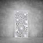 Laser Cut Screen - Design 087 - 1040 X 535 X 20 Matt White Outdoor