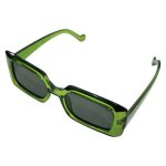 Habitatpotch Leila Sunglasses Olive Frame Green Lens